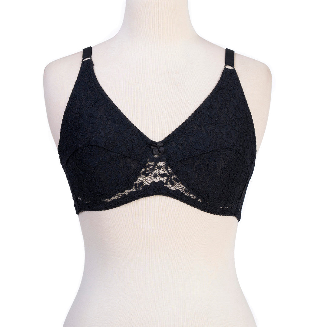 Belleza Lingerie Non Wire Basic Net Bra 002