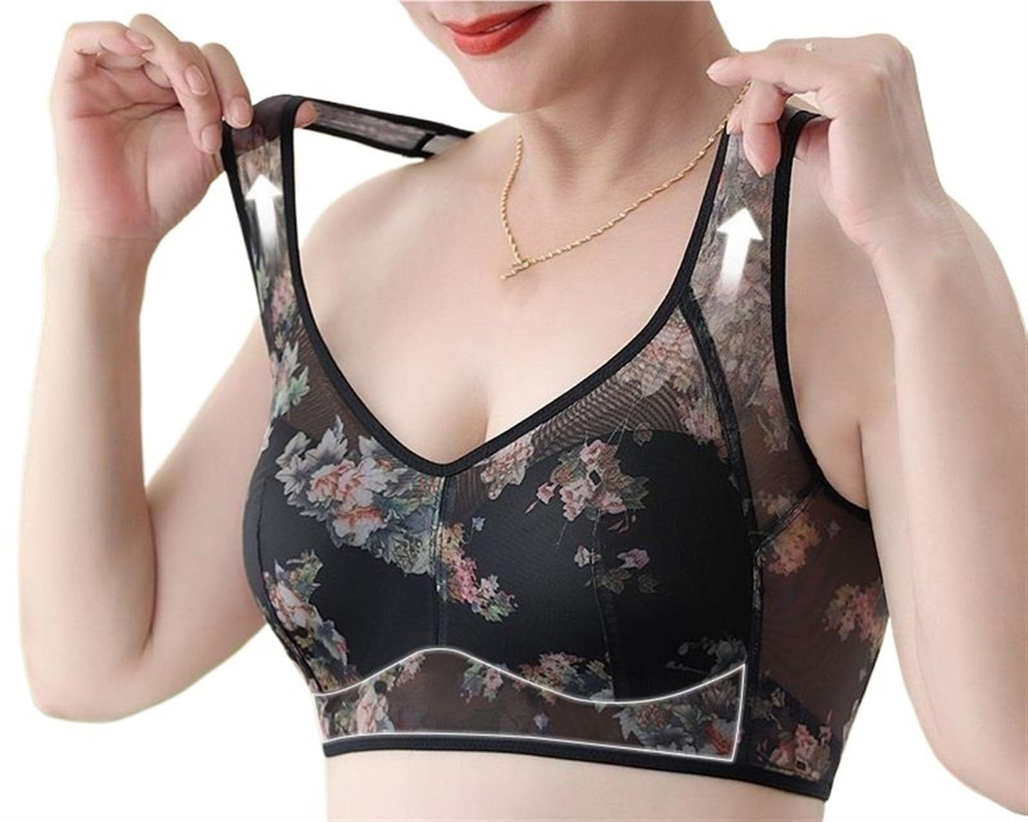 Ice Silk Lace Cooling Comfort Bra