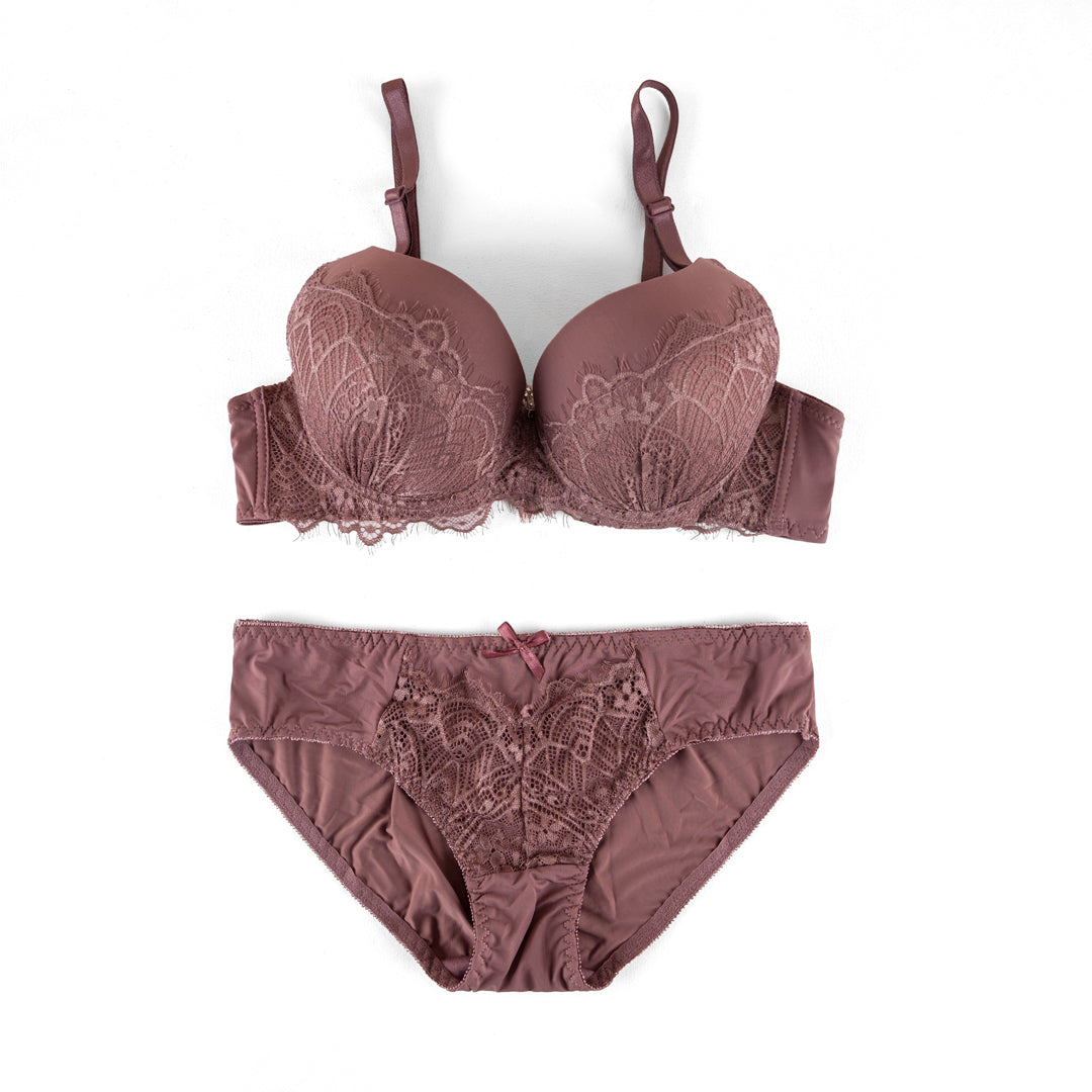 Padded Wired Bra Set - A61087