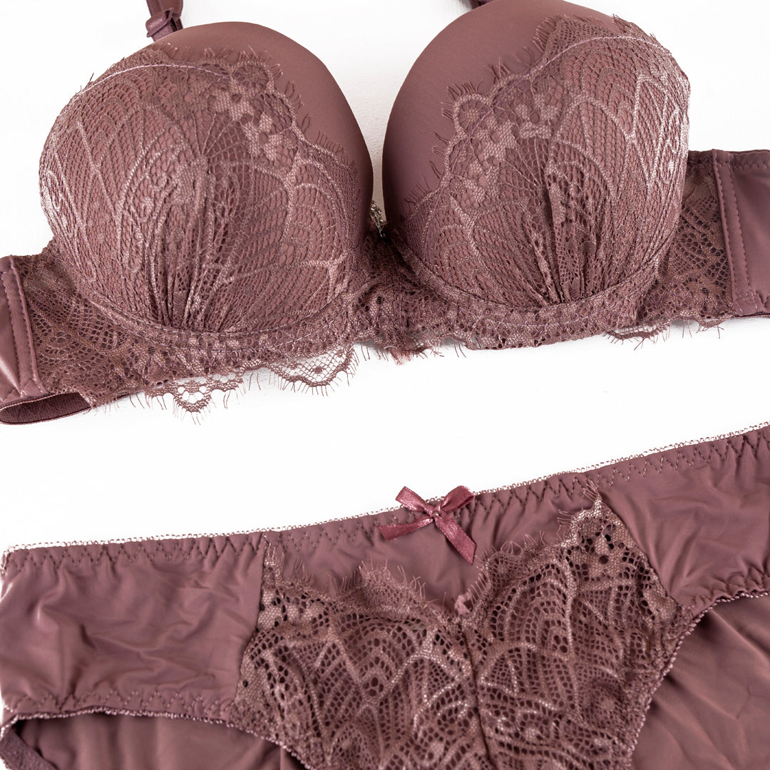 Padded Wired Bra Set - A61087