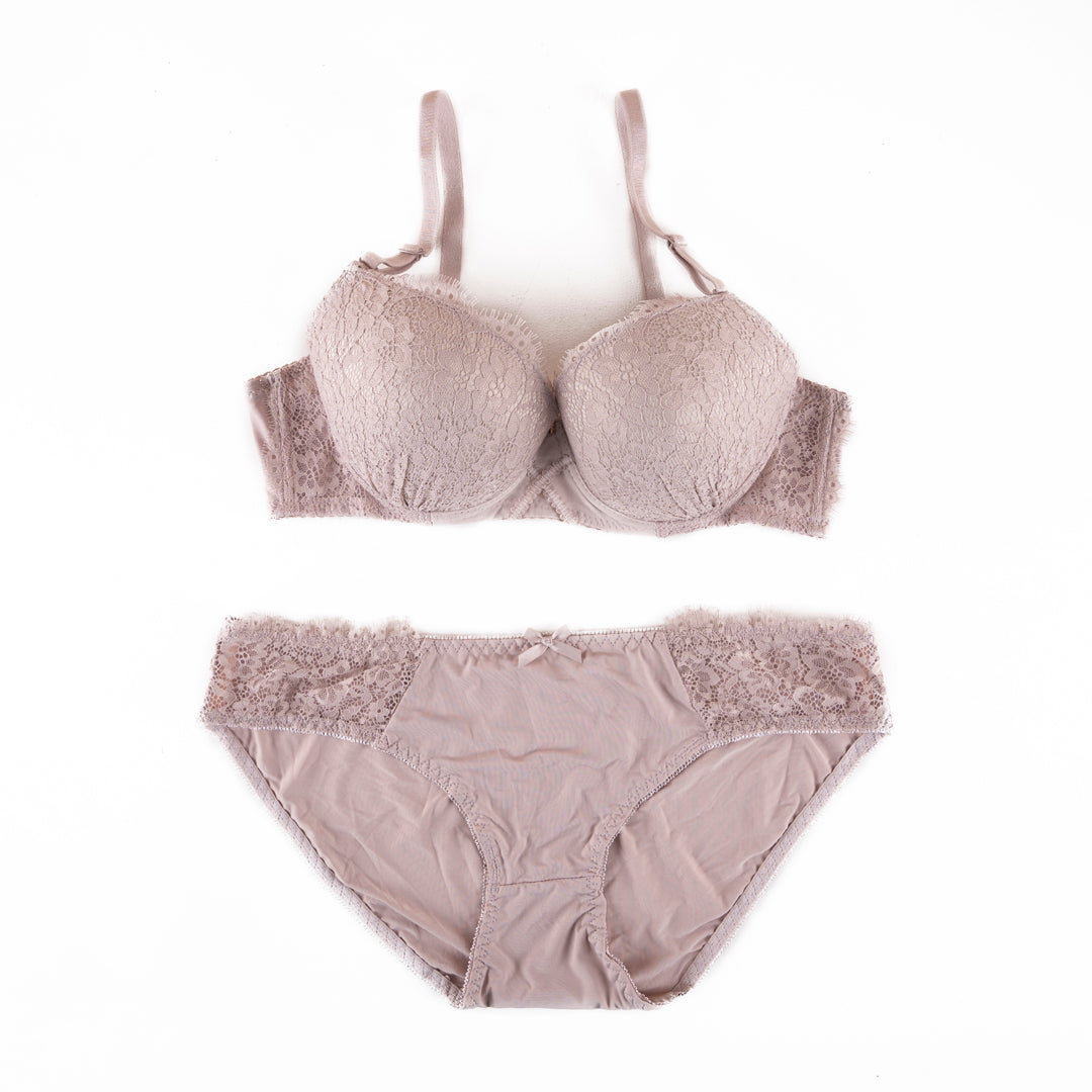 Padded Wired Bra Set - A61110