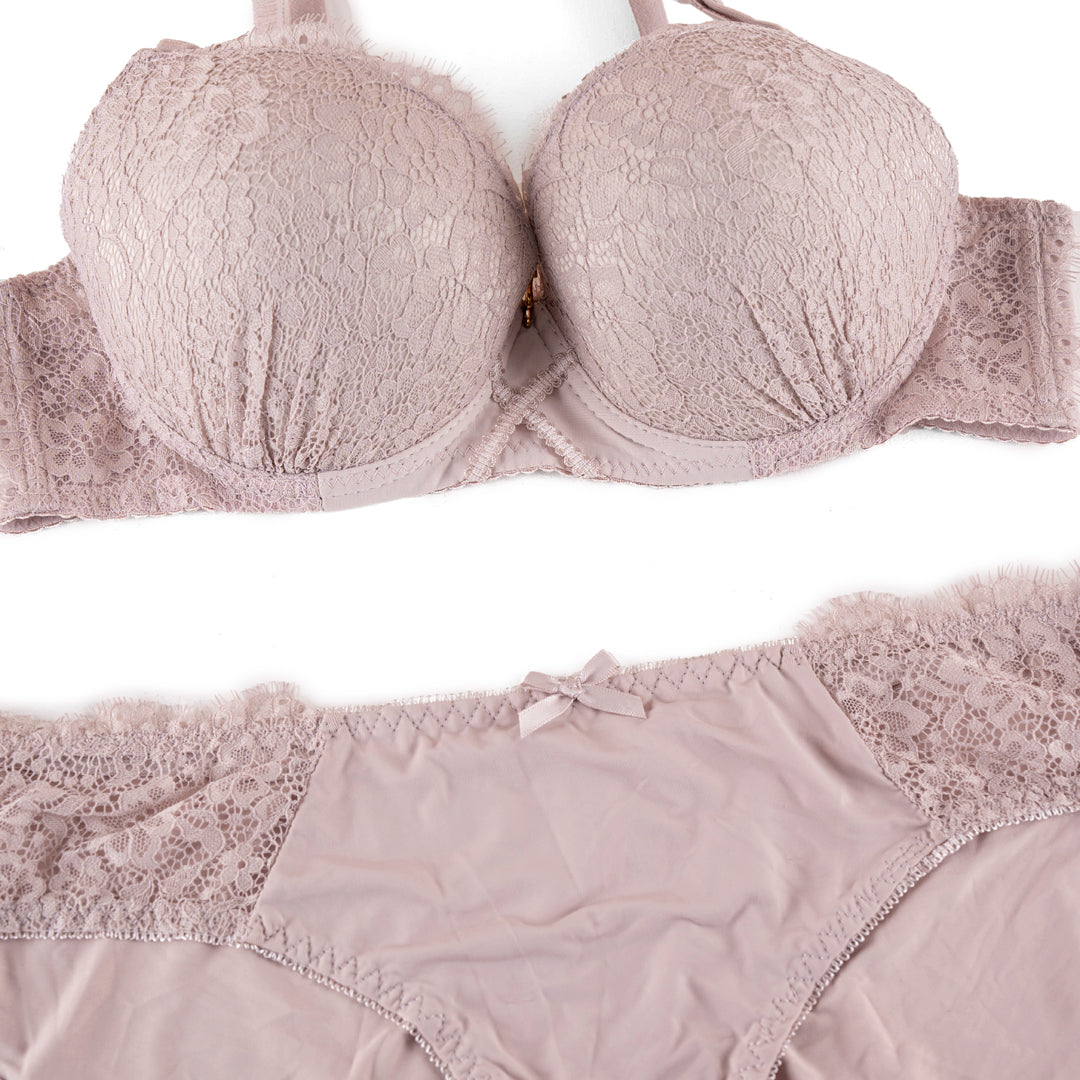 Padded Wired Bra Set - A61110