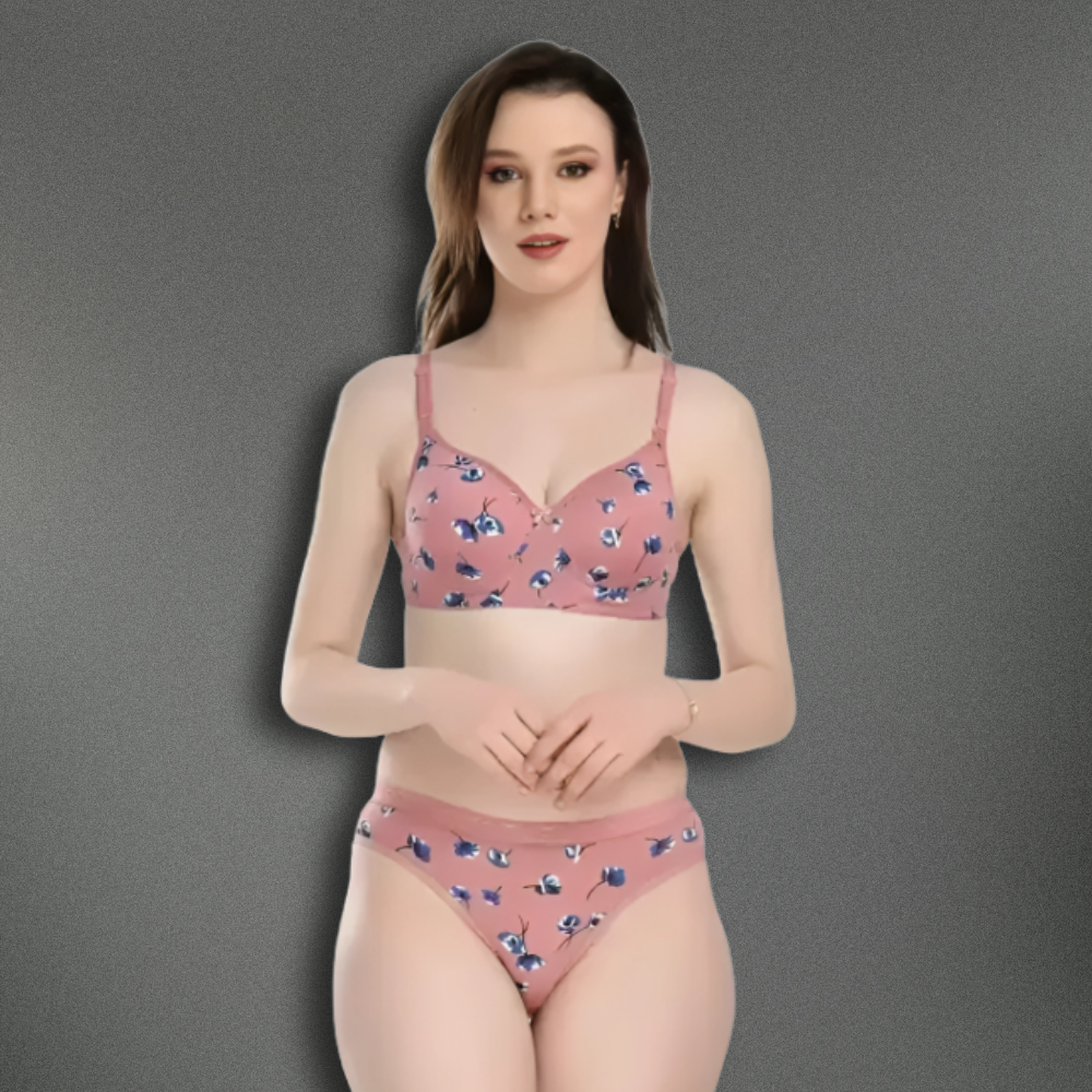 Pink Bra Penty Set